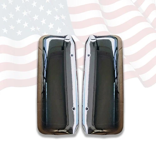 Freightliner Century Columbia Mirror Cover Chrome New W CB Hole Pair 2005 2020