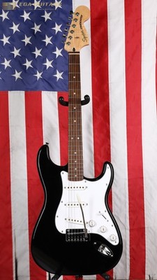 Squier Affinity Stratocaster Pack with Mustang Micro Amp - Black
