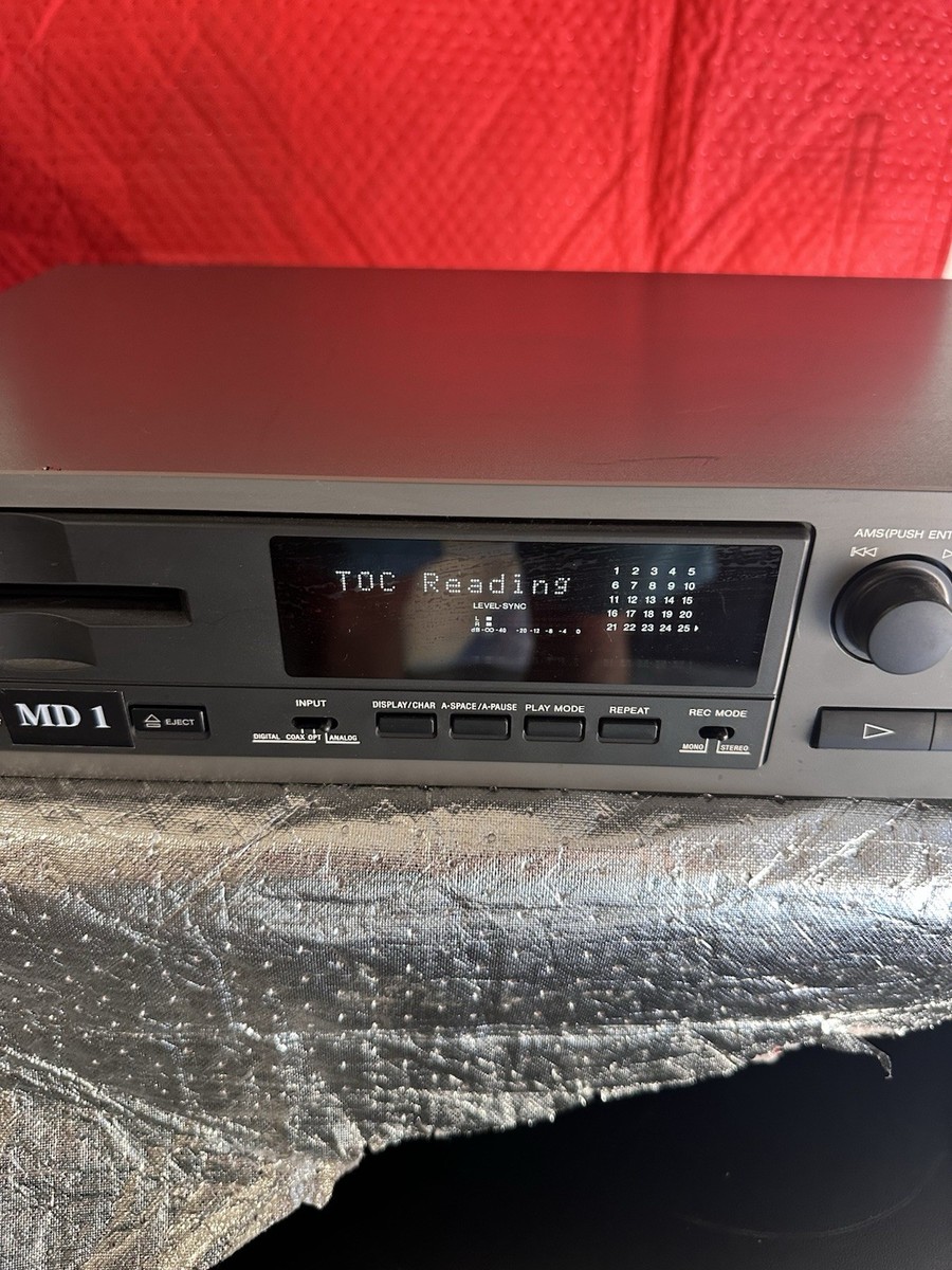 Sony MDS-E58 Rackmount Minidisc Recorder MD Player Deck Sony MDS-E58 Rackmount Minidisc Recorder MD Player Deck