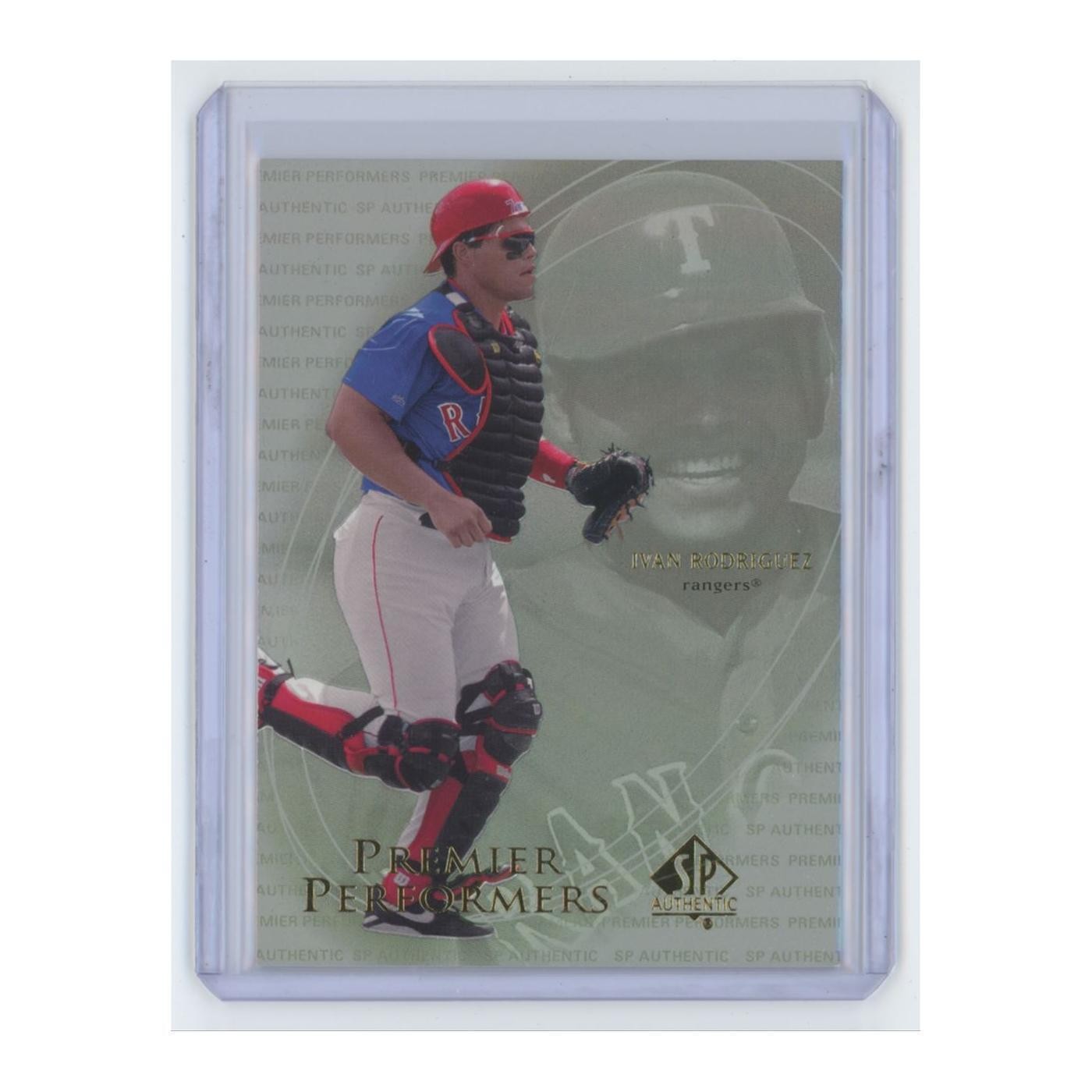 2000 SP Authentic Premier Performers Ivan Rodriguez Rangers #PP8
