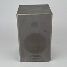 Cassa Singola Vintage Thomson Diffusore Audio Scaffale Grigio Legno Hi-Fi