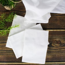 5 Pack Flour Sack Kitchen Towels White Cotton Dish Towels Cloth Set