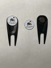 Michael Jordan Golf 1" Coin Golf Marker & Ergonomic Pocket Golf Divot Tool