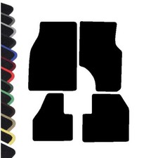 Fits Nissan Sunny GTI-R 1993-1993 Black Tailored Car Mats COLOURED BINDING