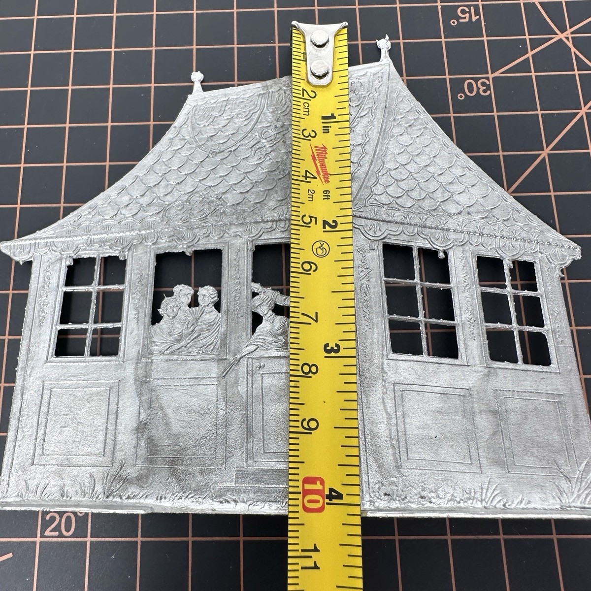 Berliner Zinnfiguren REVOLUTIONARY WAR Tin Flats Colonial HOUSE