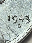 ** 1943-D LINCOLN STEEL CENT- MINT STRIKE DOUBLING ERROR- PRICED TO SELL 🔥**