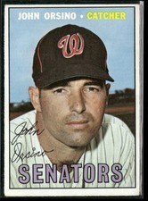 1967 Topps John Orsino Washington Senators #207