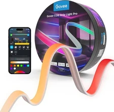 Govee COB LED Strip Light Pro 9.8ft RGBICW Smart Strip Alexa Google Assistant