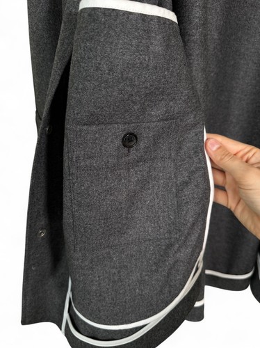 Thom Browne FLANNEL 4-BAR SHIRT JACKET SIZE 3 Exellent Condition - Picture 5 of 14