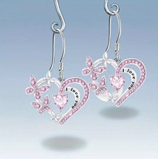 Women Heart-shaped Creative Earrings Butterfly Earring Stud Rings US STOCK NEW