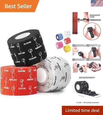 #ad 1.85quot; Weightlifting Thumb Tape Hook Grip Tape for Powerlifting Cross Train... $49.28