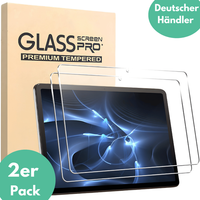 2X Schutzglas FüR Samsung Galaxy Tab S8 Displayschutz Panzerfolie Full Screen 9H