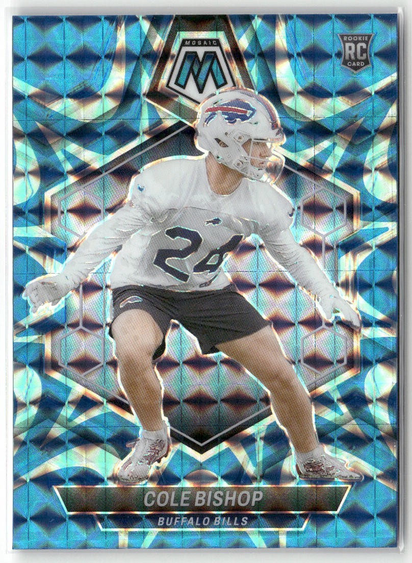 2024 Panini Mosaic - Cole Bishop Blue Reactive RC #356