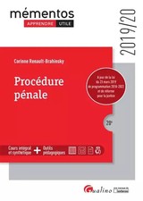 Procédure pénale: Intègre les dispositions de la loi du 23 mars 2019 de programm