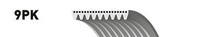 Gates Keilrippenriemen Micro-V® 9PK2010ES
