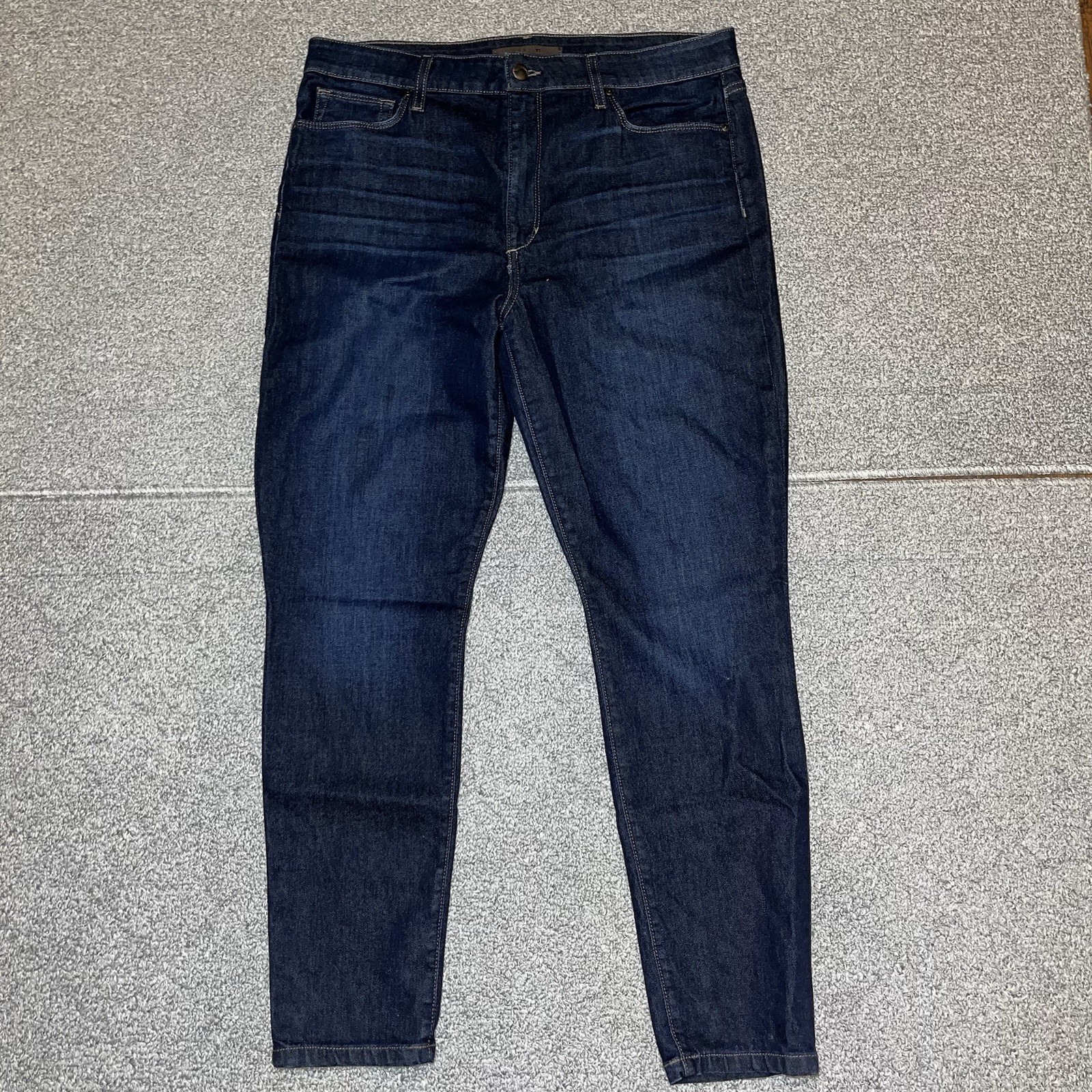 Joe's Lauren High Rise Skinny Ankle Jeans Womens Size 32 Blue Dark Wash Stretch