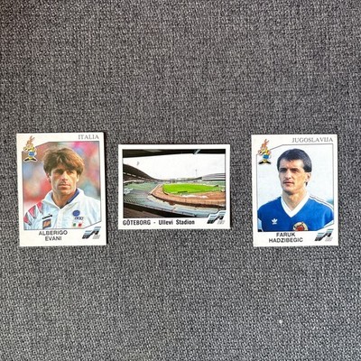 Panini Euro 92 Sticker Konvolut 3 Sticker - Top Zustand