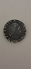 moneta 50 lire piccole anno 1990 senza rombo sotto il collo e 0 anno spostato