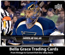 2013-14 Upper Deck Jaroslav Halak #125 St. Louis Blues NHL Hockey 