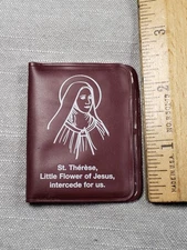 Vintage Pocket Shrine St Therese Of Lisieux Christian Religious Gift C3