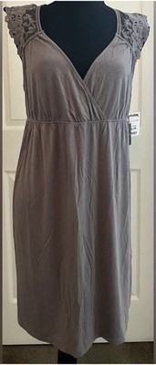 Cynthia Rowley Gray Dress Size Large NWT
