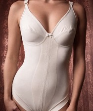 1960s beige shaping bodysuit