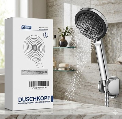 Multifunktions Duschkopf Hochdruck Regen & Massage Handbrause Bad