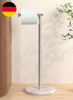 KES Toilettenpapierhalter Stehend Klopapierhalter Edelstahl SUS304 WC Rollenhalt