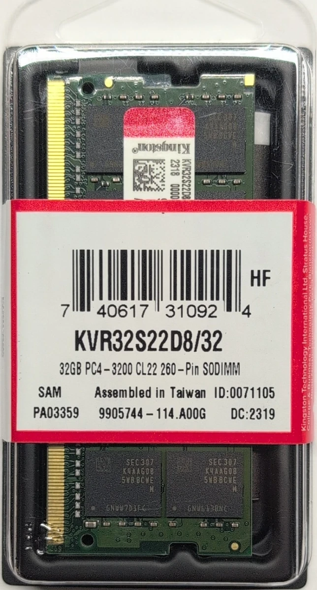 Kingston DDR4 SDRAM 32 GB Total Capacity Memory (RAM) for sale | eBay