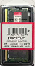 Kingston 32GB DDR4-3200 SO-DIMM 260-Pin DDR4 SDRAM 1x32GB RAM KVR32S22D8/32
