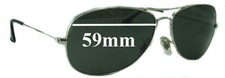SFx Replacement Sunglass Lenses fits Ray-Ban RB3362 Cockpit - 59mm Wide