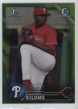2016 Bowman Chrome Prospects Green Refractor /99 Franklyn Kilome #BCP37 13x1