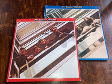 THE BEATLES "1962-1966/ 1967-1970" US 1973 gatefold LP's Apple/ Capitol - VG+
