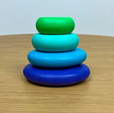 Lovevery Wooden Stacking Stones 4 pieces