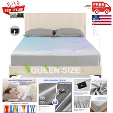 Ultimate Grounding Bed Sheet - Queen Size, 10 Silver Fiber, 400 Thread Count