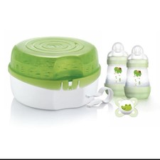 Image of MAM Microwave Steam Steriliser, Comes with 2 x MAM Easy Start Self Sterilising