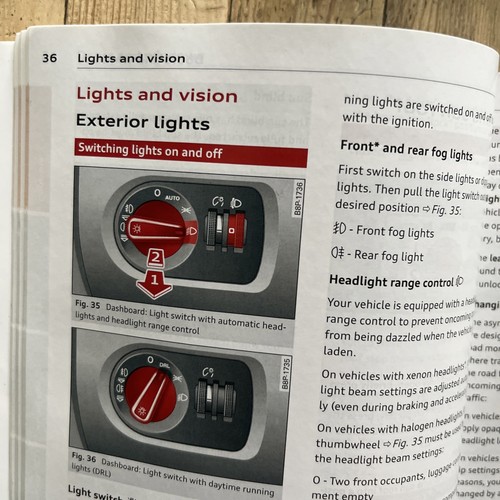 08-12 AUDI A3 SPORTBACK OWNERS HANDBOOK MANUAL AND WALLET 2012 Ref18531 - Picture 8 of 24