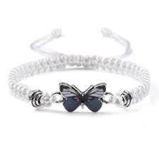 Blue Friendship Bracelets for Women Blue Butterfly Bracelet Adjustable String...