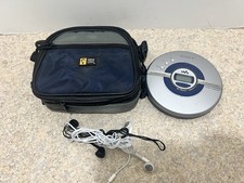 Sony D-FJ200 CD Walkman Portable Player with AM/FM Radio Soft Case 2 Earphones