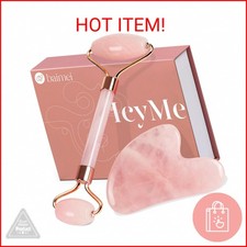 BAIMEI IcyMe Jade Roller  Gua Sha, Face Roller Redness Reducing Skin Care Tools