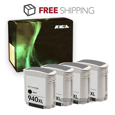 4PK Compatible 940XL Black Ink For HP 940 XL OfficeJet 8000 8500 8500A Plus