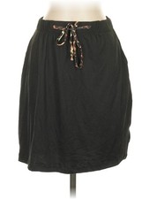 Coco + Carmen Women Black Casual Skirt S