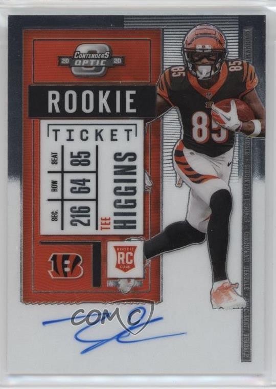 2020 Panini Contenders Optic Ticket RPS Tee Higgins #113 Rookie Auto RC 0dj8