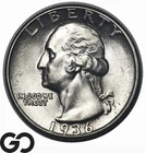 1936 Washington Quarter, Choice Unc+