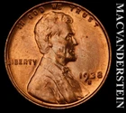 1938-S Lincoln Wheat Cent - Choice Gem Brilliant Uncirculated  Lustrous  #L5051