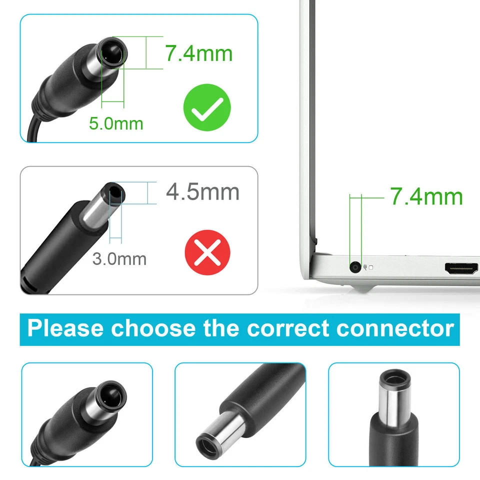 90W 19.5V 4.62A AC Adapter Charger For Dell Latitude E6330 E6400ASB E6430 E6530 - Image 4 of 4