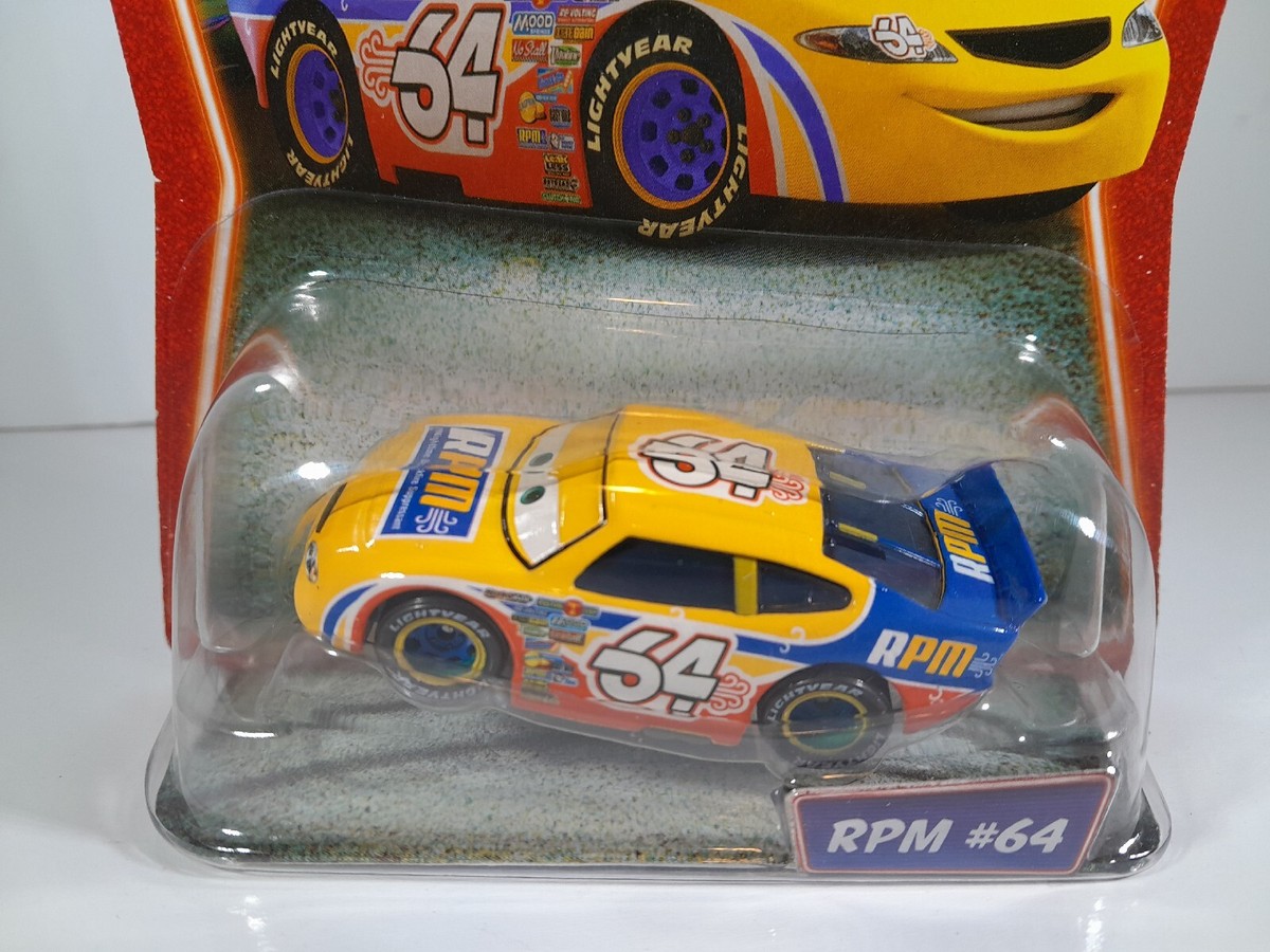 Disney Pixar Cars Movie Supercharged RPM 64 Die cast Car Mattel