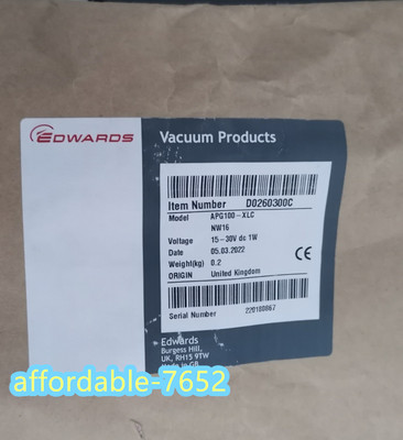 APG100-XLC D0260300C EDWARDS Pirani Gauge Brand New Fast Shipping