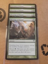 4x Magic Gathering MTG Blessings of Nature 168 Avacyn Restored LP Playset x 4