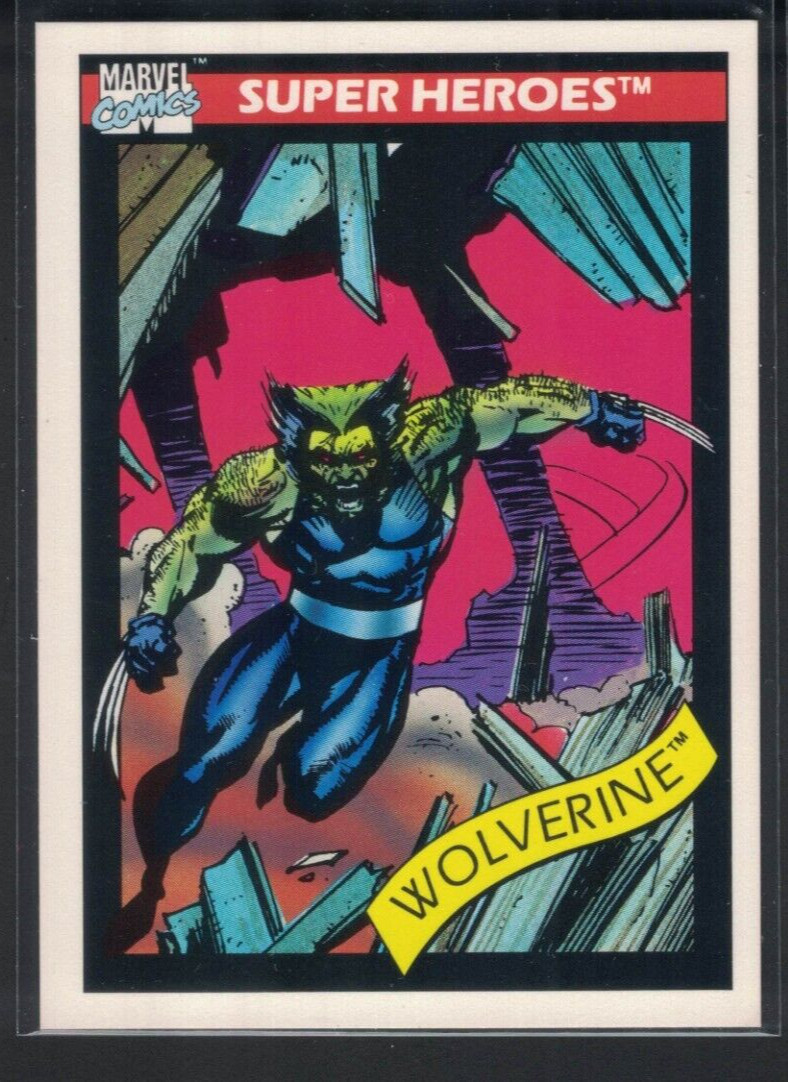 1990 Impel Marvel Universe Series 1 Wolverine #37